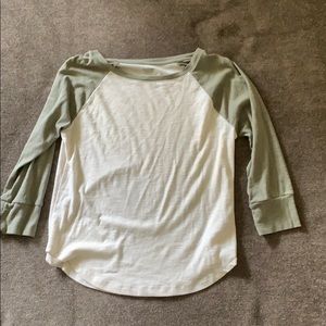 Baseball style shirt